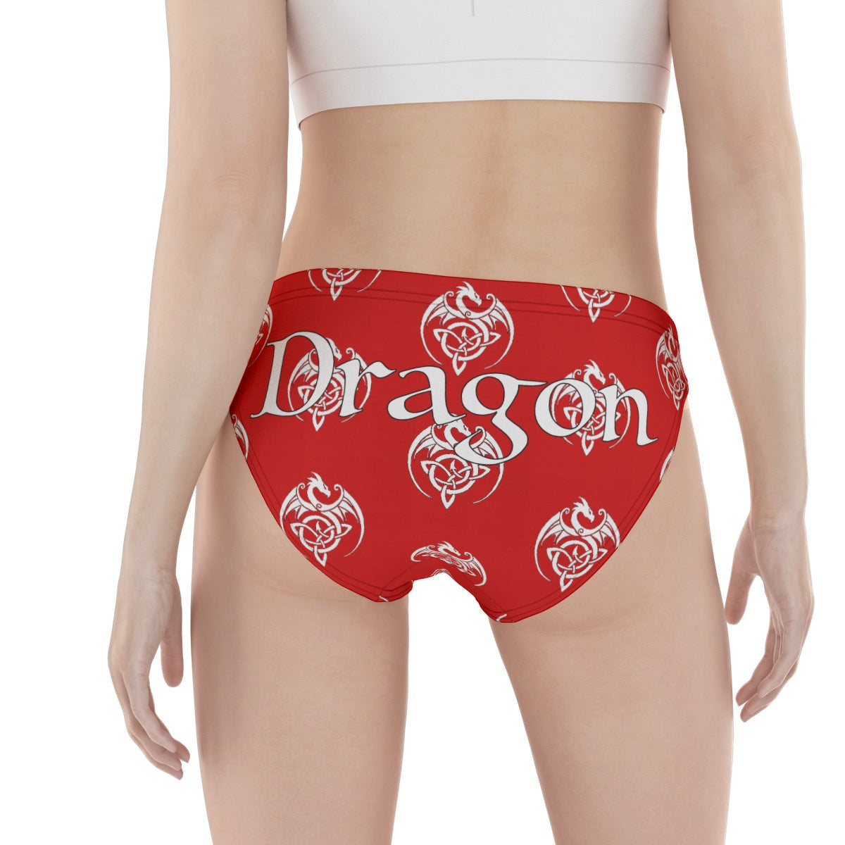 Patti's Power Panties Women's Hipster Bikini Briefs - "Dragon"